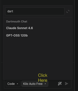 Dartmouth Chat API Key