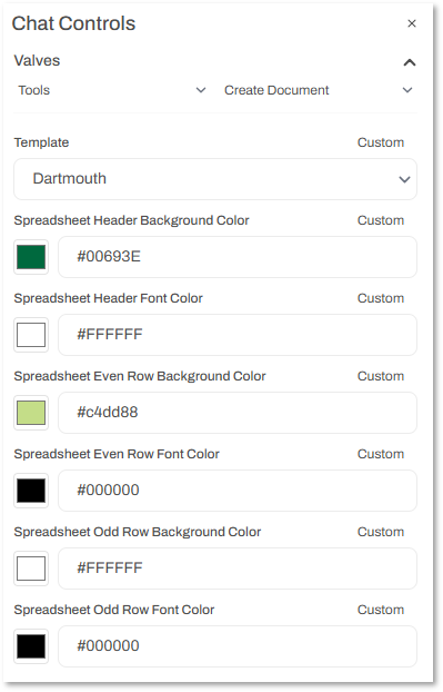 Setting Tool Options