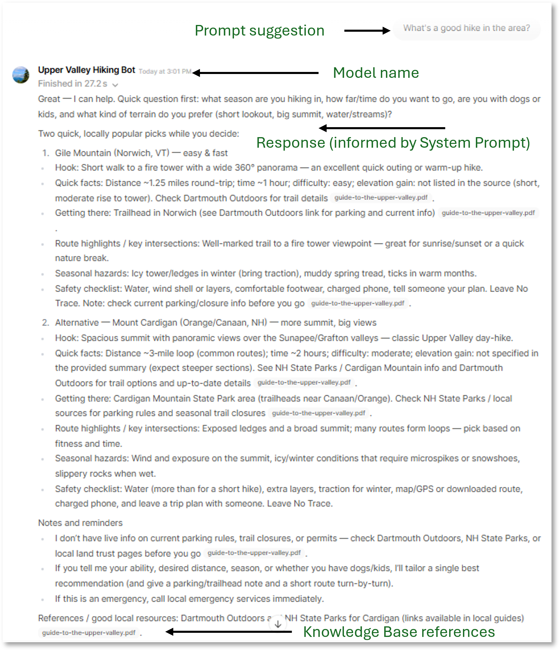 Reviewing Results from your New Model