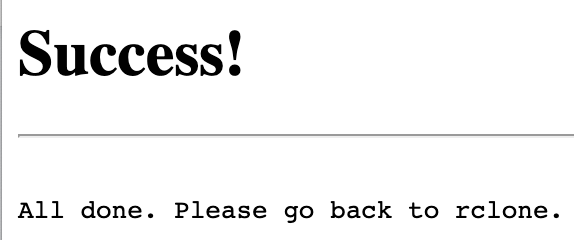 Success