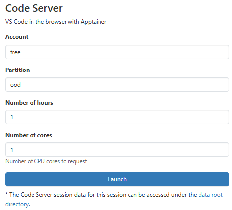 Setting up Code Server