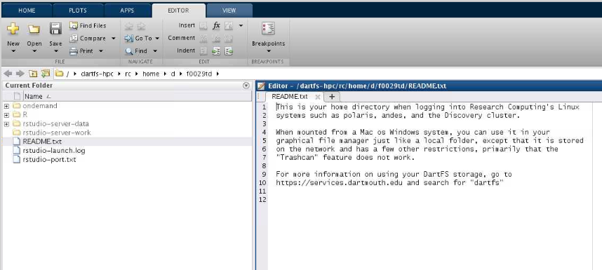 MATLAB interface