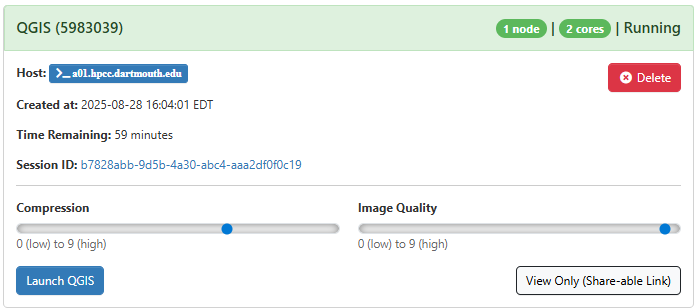 Connect to QGIS