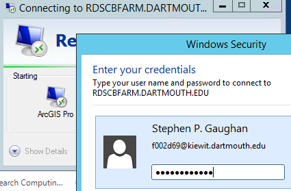 Access ArcGIS Pro Remote