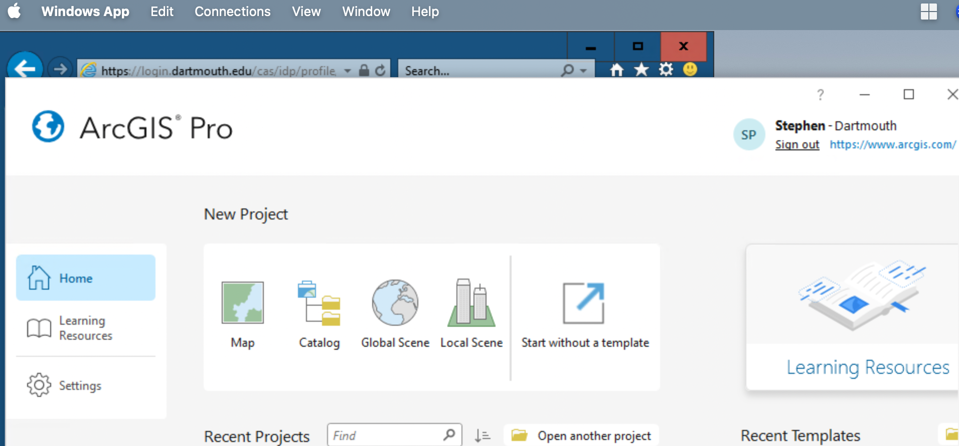 Access ArcGIS Pro Remote