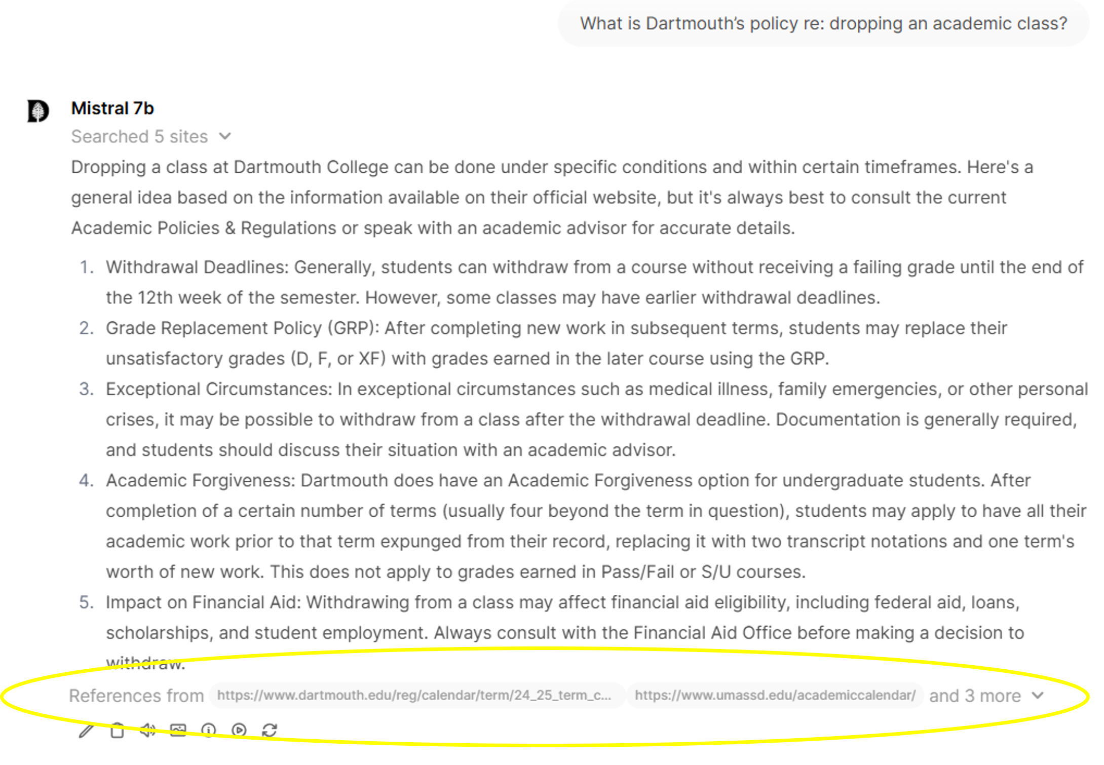 Use web search for context